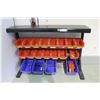 Image 3 : **Organizer with Plastic Storage Containers - 37" x 8" x 25" Tall