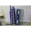 Image 1 : ** Heavy Blue Metal Store Display Rack -- Model 57/J