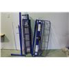 Image 4 : ** Heavy Blue Metal Store Display Rack -- Model 57/J