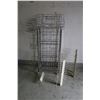 Image 4 : **Metal Organizer - 57" Tall, Wall Racking