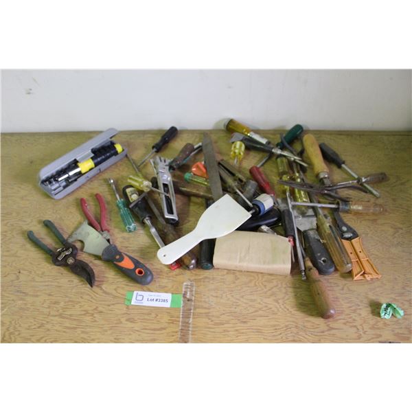 **Assorted Hand Tools - Screwdrivers, Pliers, etc.