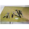 Image 1 : **Assorted Hand Tools - Crescent Wrenches, Wire Strippers, Hammer, Vise Grips