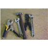 Image 3 : **Assorted Hand Tools - Crescent Wrenches, Wire Strippers, Hammer, Vise Grips