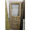Image 1 : **Wooden Door - 32" x 80", Glass Insert