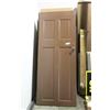 Image 1 : **Wooden Door - 31 1/2" x 78 1/2", with Hardware