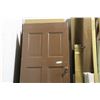 Image 2 : **Wooden Door - 31 1/2" x 78 1/2", with Hardware