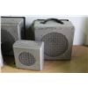 Image 2 : **(5) Metal Box Speakers - Untested