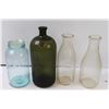 Image 4 : (9) Glass Bottles
