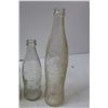 Image 3 : (5) Glass Coke Bottles