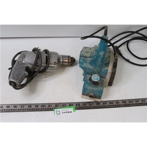 Makita Power Plane and Electric Drill