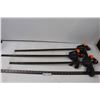 Image 1 : (3) 24" Ratcheting Bar Clamp