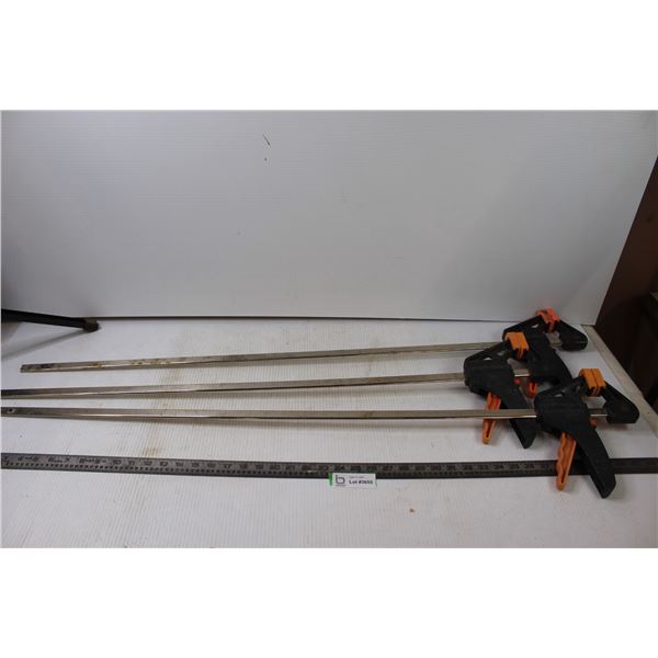 (3) 38" Ratcheting Bar Clamp