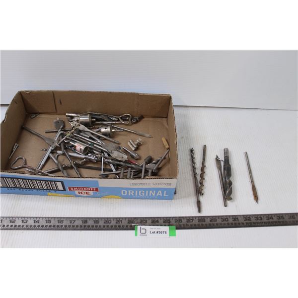 Box of Assorted Drill Bits