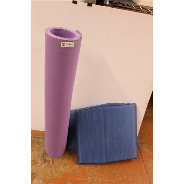 *Roll of Foam and Air Mattress