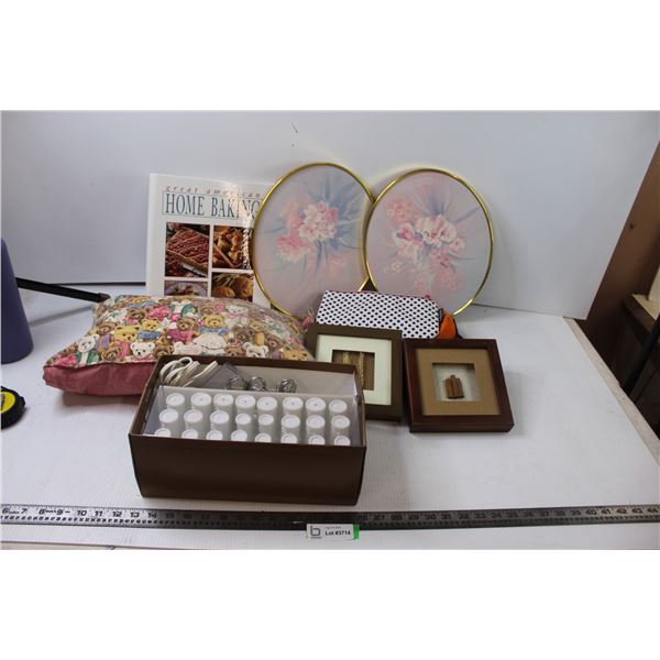 Home Baking Binder, Pictures, Pouches, Pillow and Curler Set