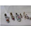 Image 2 : (9) Collectible Mini China Shoes and Plastic Box