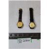 Image 1 : (2) Geneve Classic Quartz Watch- New Batteries (Runs)