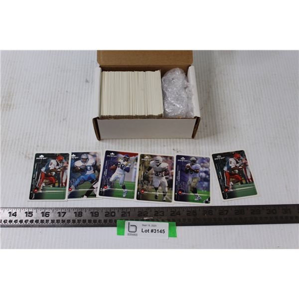 Box of 1999 Upper Deck MVP NFL Trading Cards