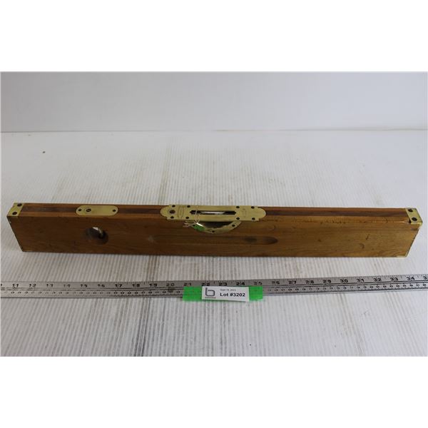 John Rabone & Sons Wood and Brass Level