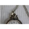 Image 3 : LTD Quartz Pocket Watch - New Battery, Runs (Hunting Theme)