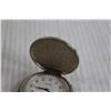 Image 4 : LTD Quartz Pocket Watch - New Battery, Runs (Hunting Theme)