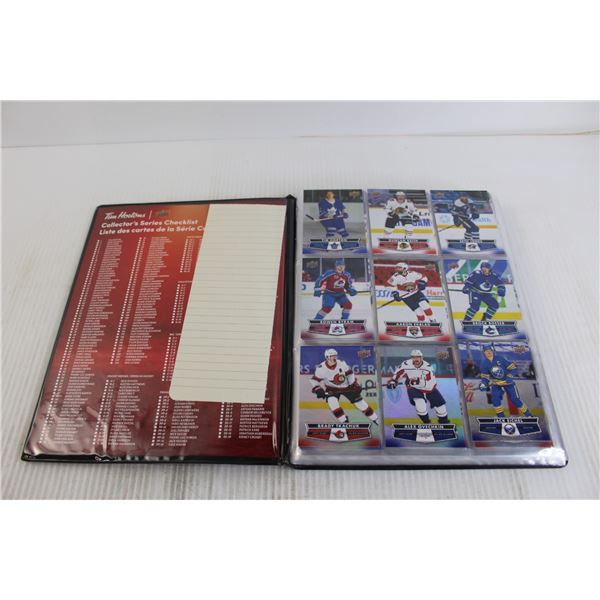 Tim Hortons 2021-2022 NHL Trading Cards Binder with Cards - Full Set