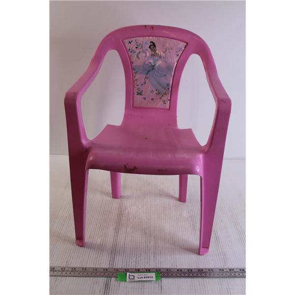 Disney Princess Tiana, Ariel, and Belle Kids Lawn Chair