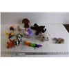 Image 1 : (11) Stuffed Animals - Aurora, Ty; Winnie the Pooh Owl Keychain