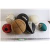 Image 1 : (7) Sports Balls - (2) Soccer Balls, (2) Basketballs, Volleyball, (2) Footballs
