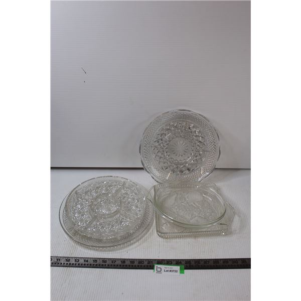 (5) Glass Serving Dishes