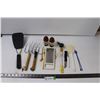 Image 1 : Assorted Kitchen Items - Grater, Salt and Pepper, Utensils