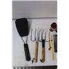 Image 2 : Assorted Kitchen Items - Grater, Salt and Pepper, Utensils