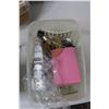 Image 5 : Clear Mask, Metal Stand, Bathroom Supplies and Scrap Wood