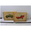 Image 1 : (2) Car and Plane Canvases  14"x10"