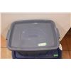 Image 2 : *(2) Plastic Bins w/ Lids