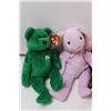 Image 2 : (6) Ty Beanie Babies with Tag Protectors