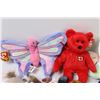 Image 2 : (6) Ty Beanie Babies and One Webkin