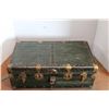 Image 1 : *Antique Storage Trunk with Key - Some Wear, 21" x 36" x 13" High