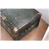 Image 3 : *Antique Storage Trunk with Key - Some Wear, 21" x 36" x 13" High