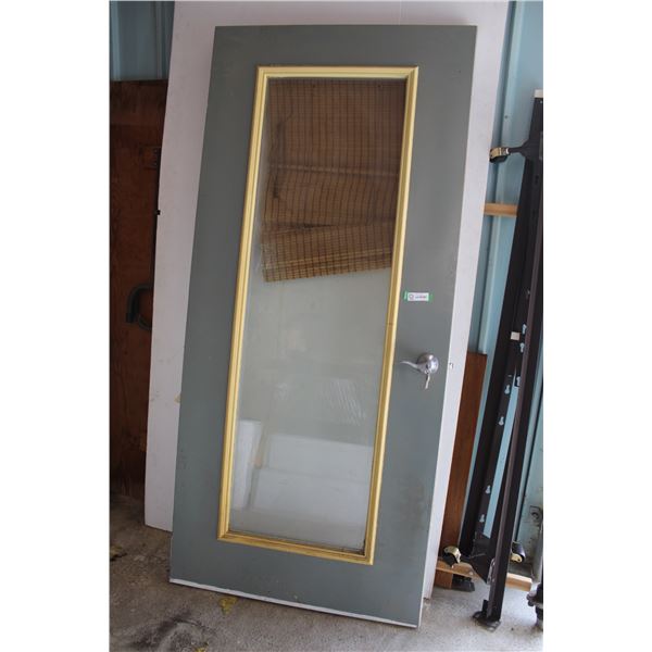 *Exterior Door with Glass Panel - 35 3/4" x 79 3/4"