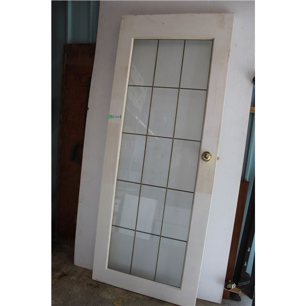*Exterior Door with Glass Panel - 31 3/4" x 80"
