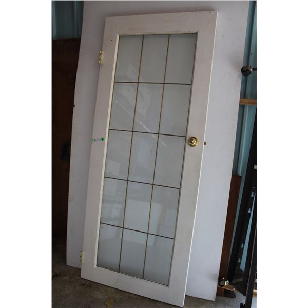 *Exterior Door with Glass Panel - 32" x 78 1/2"