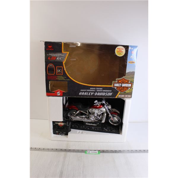 Radio Control Harley-Davidson V-Rod Toy Motorcycle - New in Packaging