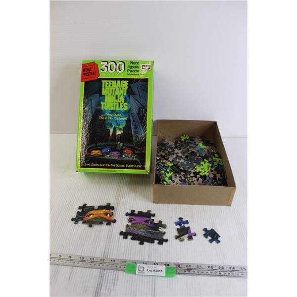 Teenage Mutant Ninja Turtles Movie Poster 300-Piece Jigsaw Puzzle - As Is