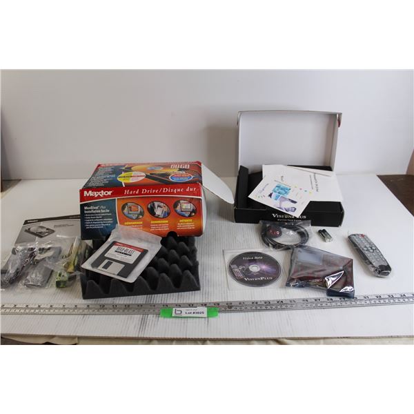 Maxtor 60GB Hard Drive Kit with ATA Connector, VisionPlus VisionDTV Digital Satellite TV Card