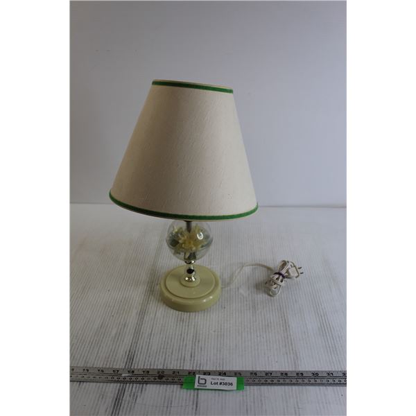 Lamp with Flower Decoration - Works