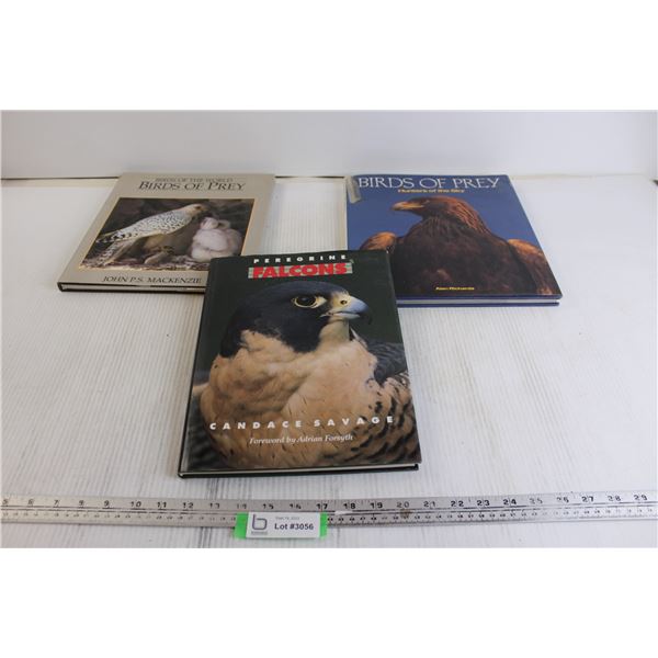 (3) Bird Books - Birds of the World: Birds of Prey, Birds of Prey: Hunters of the Sky, Peregrine Fal