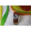 Image 2 : (5) Drinking Bottles - (2) Books - Plastic Kitchen Camping Items - Misc. Items