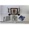 Image 1 : Photo Clips & Glass Pieces - Vase - Metal Sculptures - Photo Frames - Hand Towel