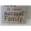 Image 4 : Sign - Wall Hanging Saying (water Damaged)